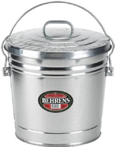 6 gal Galvanized Steel Locking Lid Can M1498