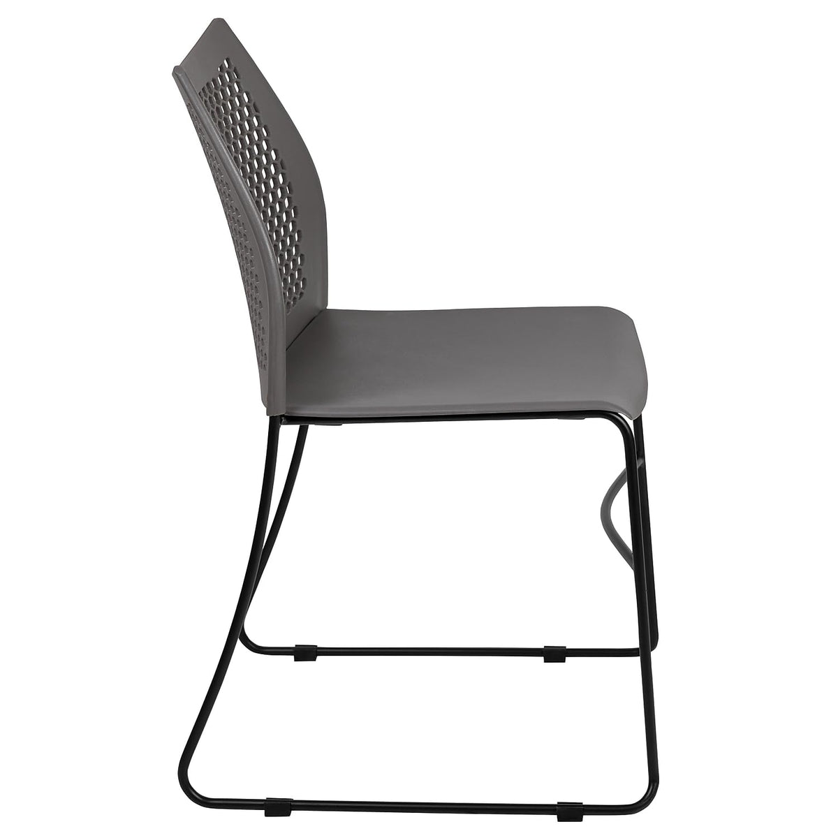 Gray Stack Chair with Air-Vent Back Y188942