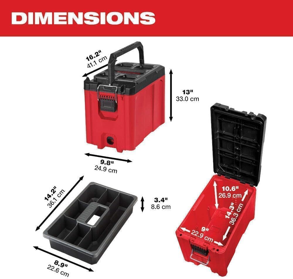 10 in. Heavy Duty Impact Resistant Compact Tool Box C830