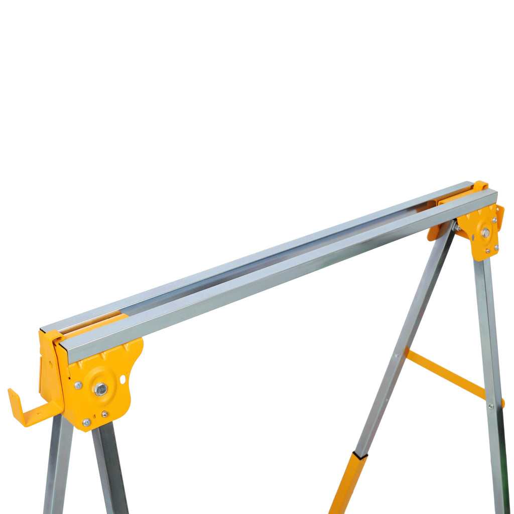 2 Pack Adjustable Height Steel Sawhorse I421