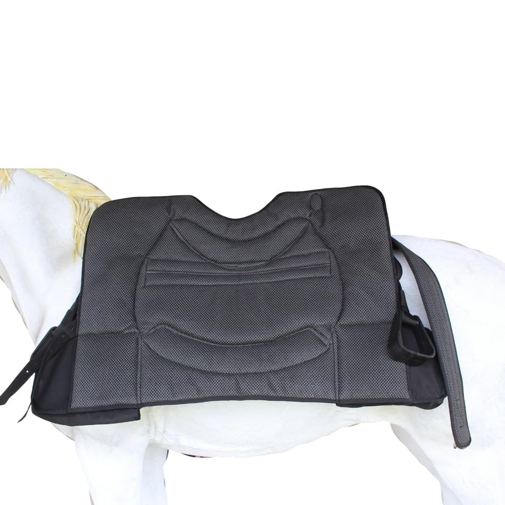 Horse Western Bareback Trail Saddle Pad with Pockets Girth Stirrups X367697