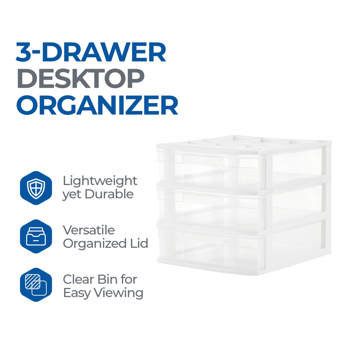 3-Drawer Desktop & Countertop Organizer Z4226
