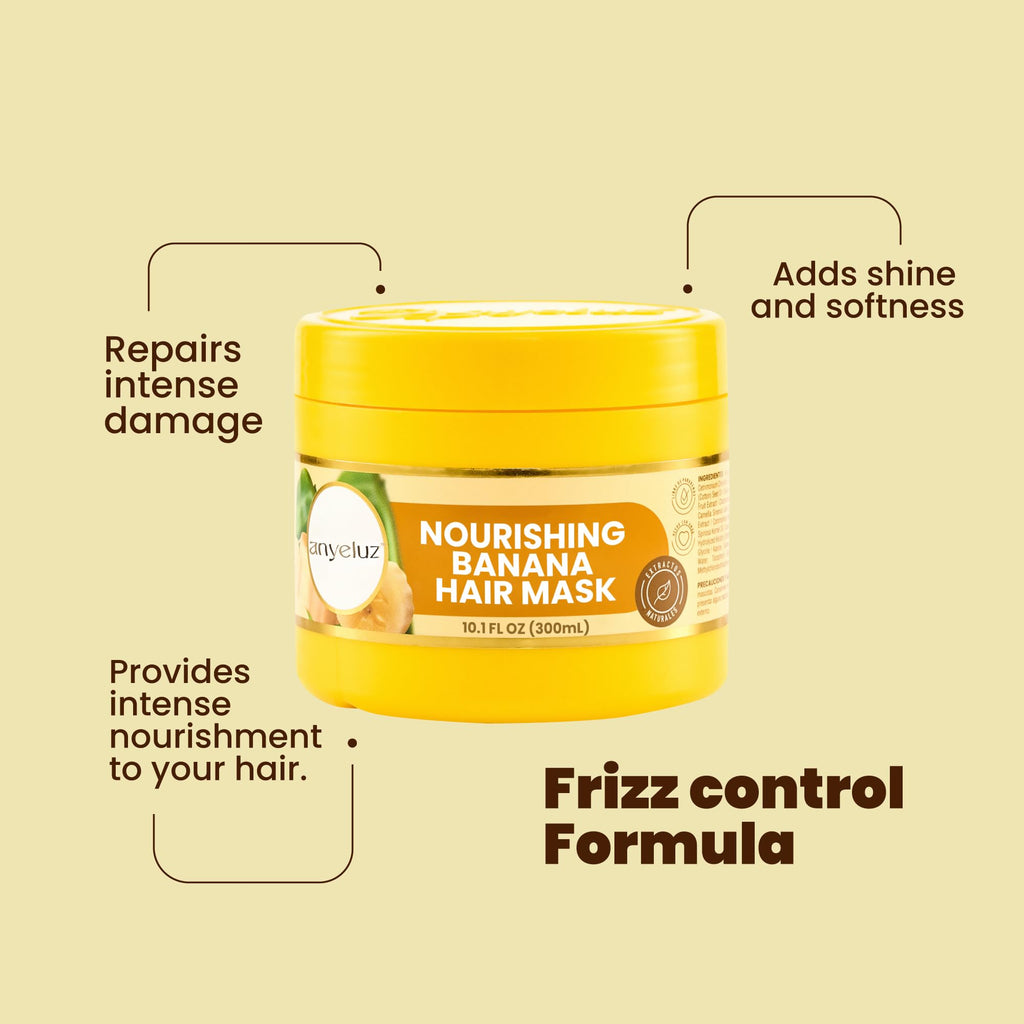 Banana Hair Mask with Banana Extract 10 Oz J2771