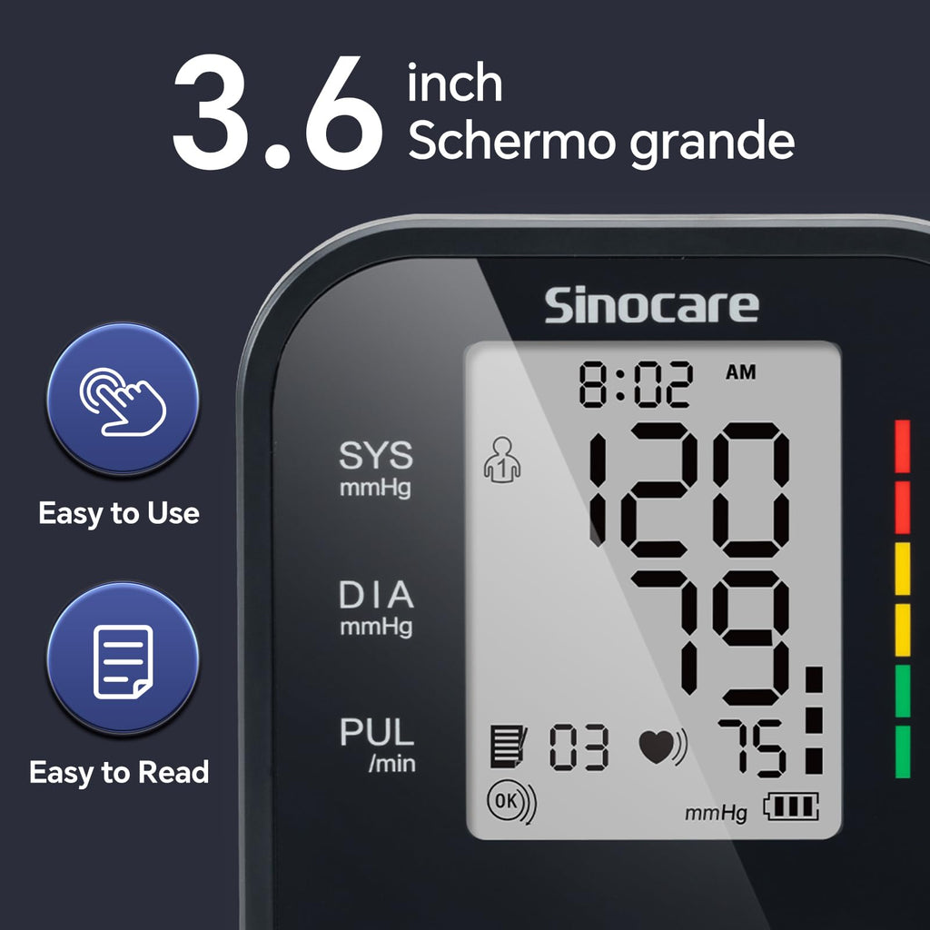 Upper Arm Blood Pressure Monitor with Adjustable Arm Cuff C56563