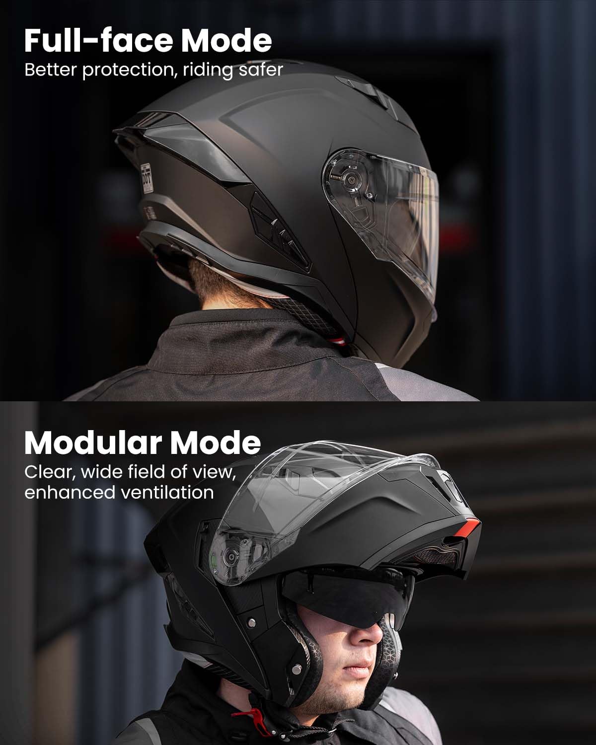 DOT Approved Modular Flip up Motorcycle Helmets X295132