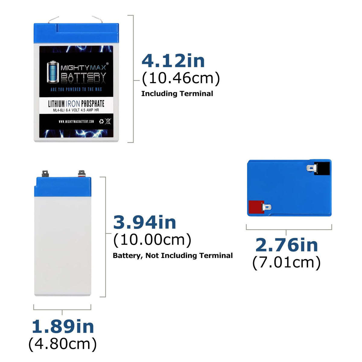6V 4.5AH Lithium Replacement Battery S9696