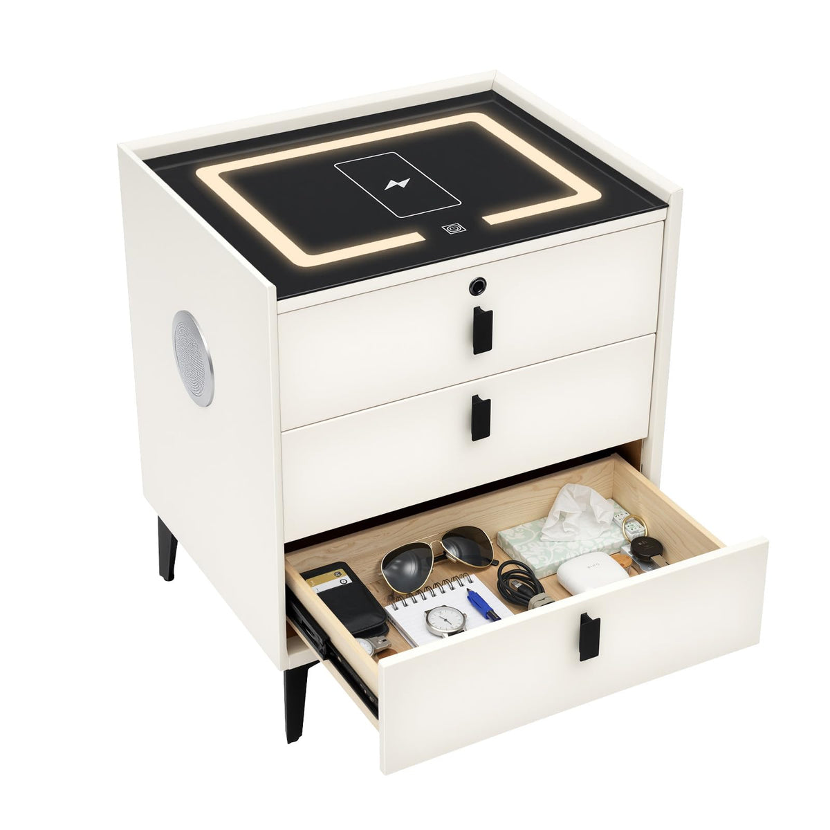 3 Drawers Nightstand Q719