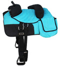 Horse Western Bareback Trail Saddle Pad with Pockets Girth Stirrups X367697