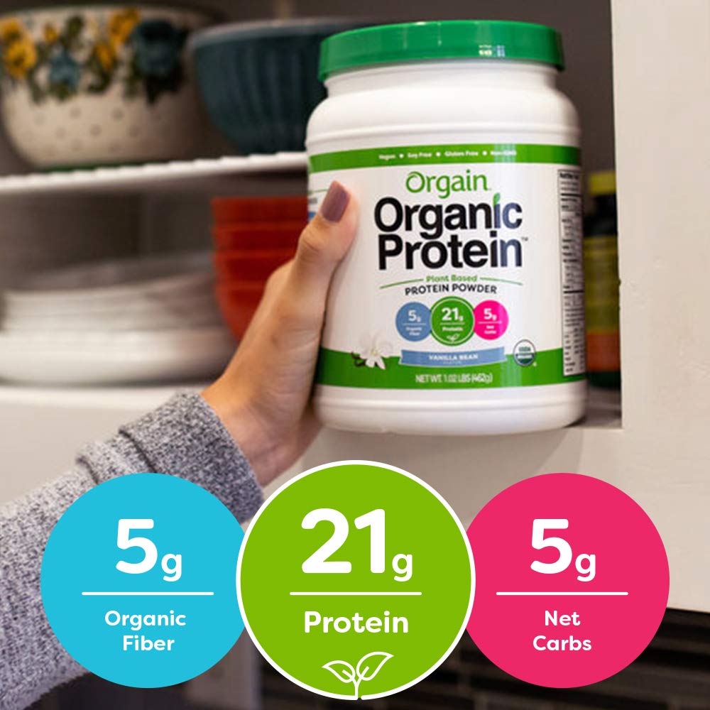 Organic Plant Based Vanilla Bean Protein Powder Y619205
