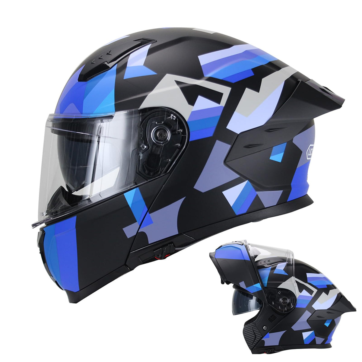 Heavy Duty Flip Up Modular Motorcycle Helmet X586781