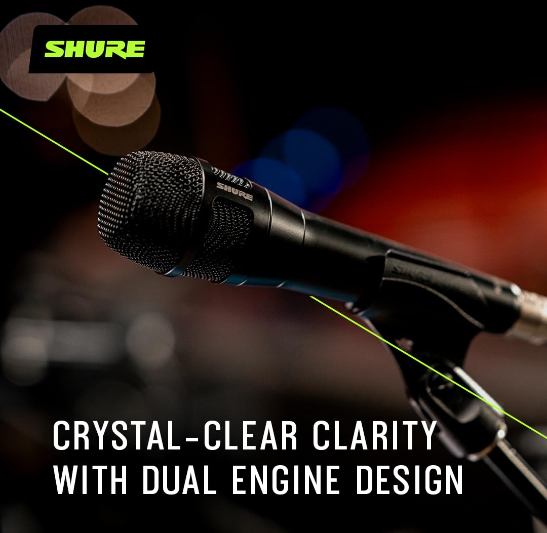 Black Supercardioid Dynamic Vocal Microphone U93043