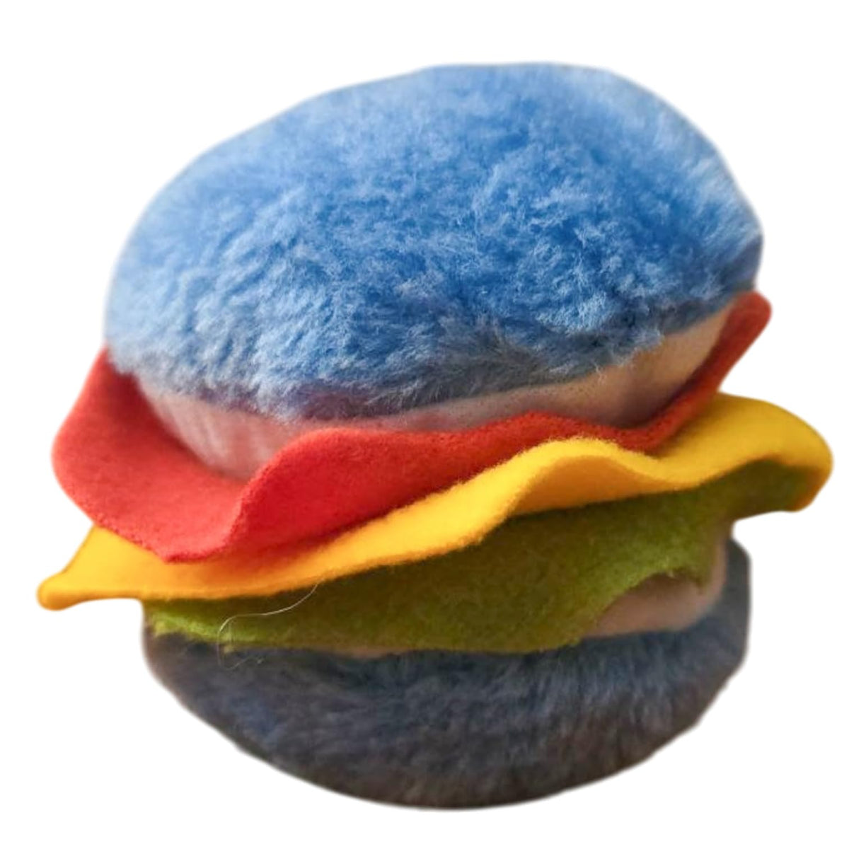 Hot Dog and Hamburger Plush Dog Chew Toy 2 Pack C815803