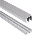 Aluminum Sliding Door Track Set 36 x 0.79 inches J31515