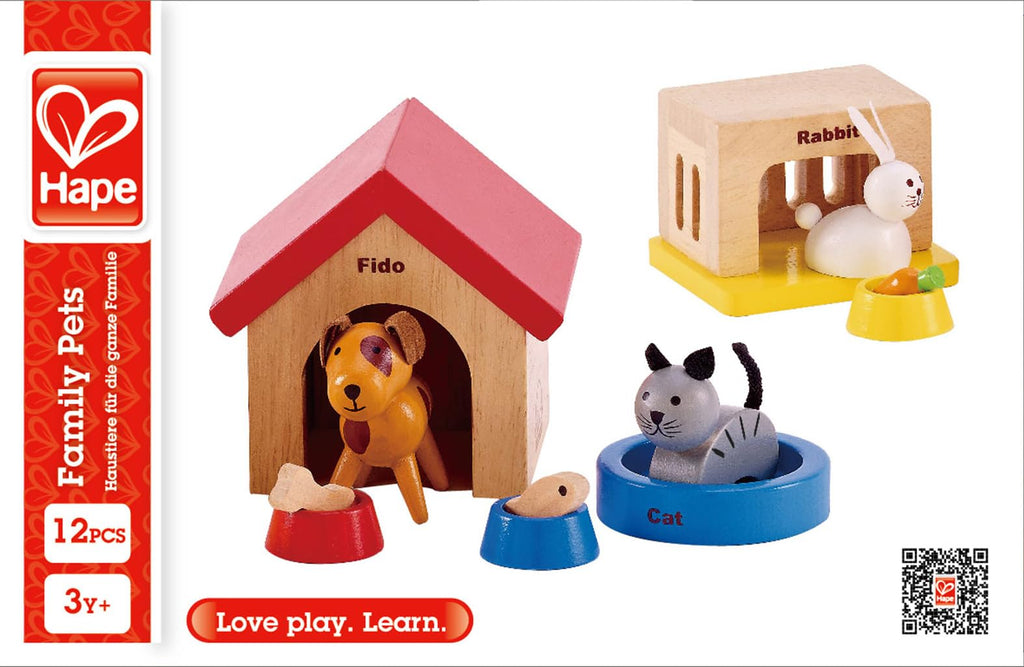 Wooden Dollhouse Animal Set O287561