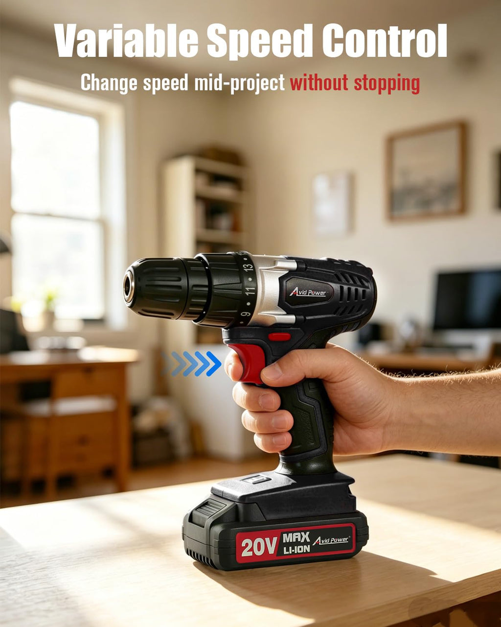 20V Cordless Electric Drill Set W361
