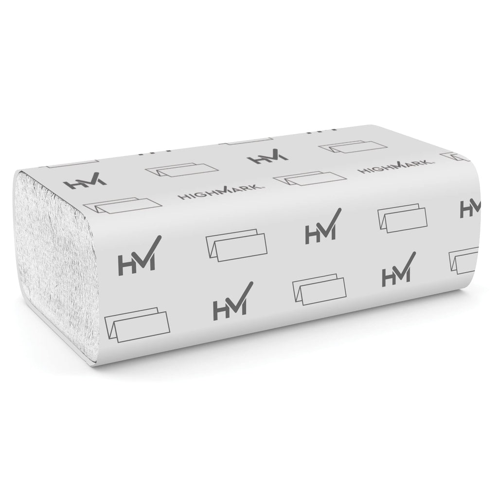 1-Ply White Recycled Paper Towels, 250 Sheets, 16 Packs Y629