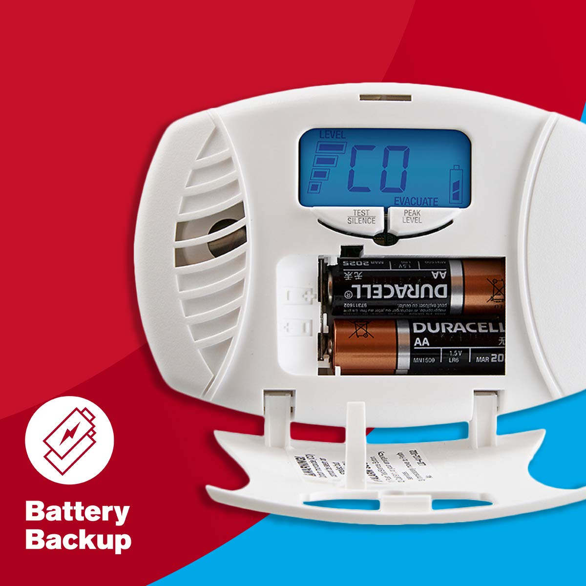 Plug in Carbon Monoxide Alarm with Digital Display I355942