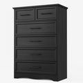 Black 6 Drawer Dresser H297277