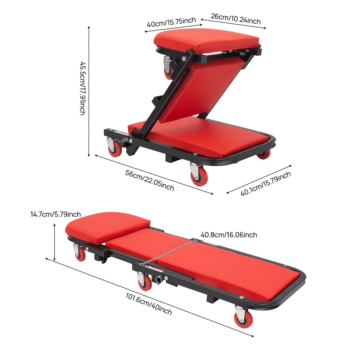 Heavy Duty 2 in 1 Z Creeper Seat K65994