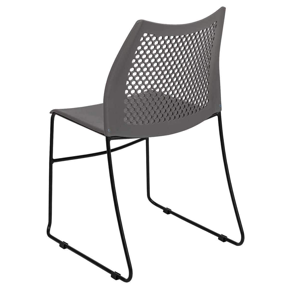 Gray Stack Chair with Air-Vent Back Y188942