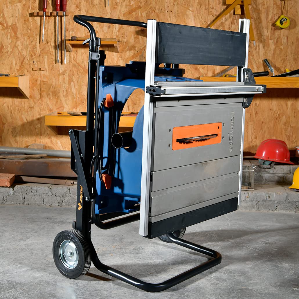 Portable Foldable Table Saw Stand with 8 Inch Wheels K3258