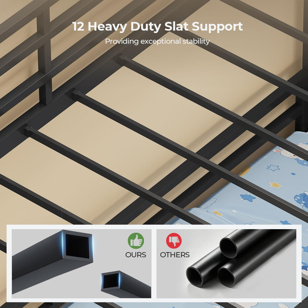 Triple Bunk Bed with 6 Storage Drawers X5985