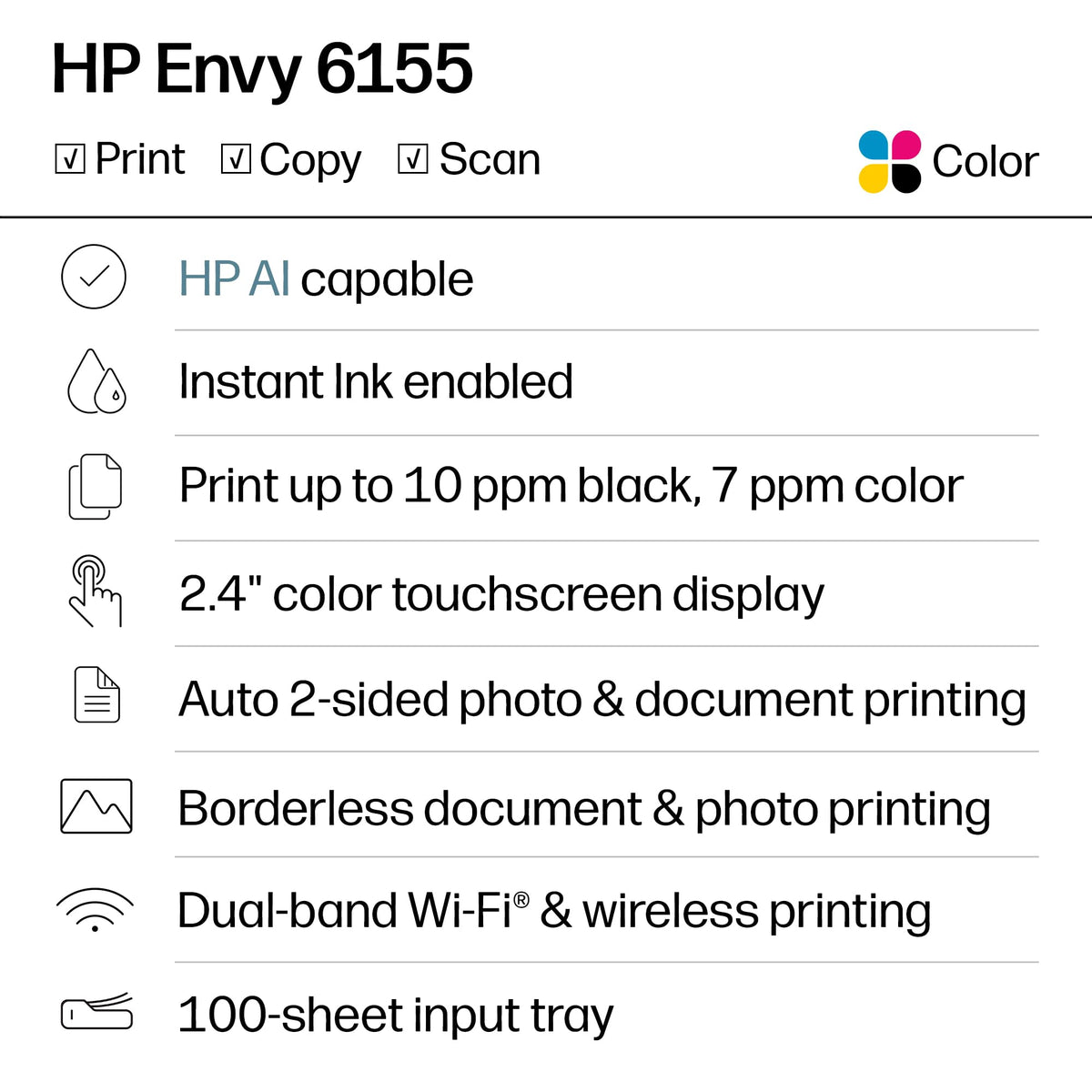 Wireless All-in-One Color Inkjet Printer O339