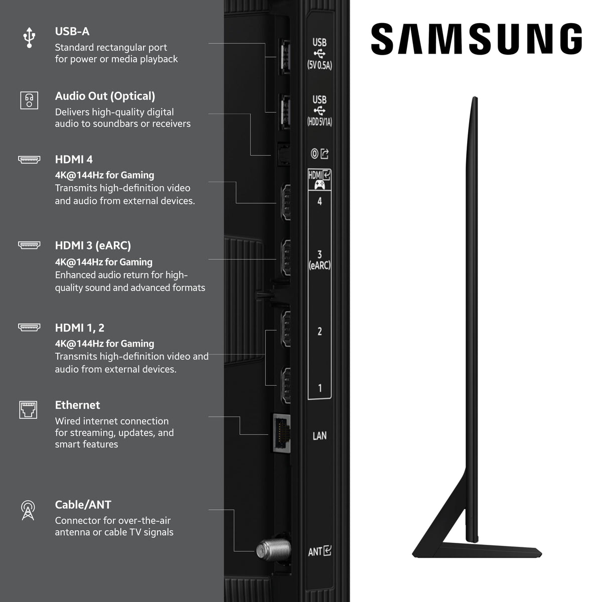 55-Inch 4K Mini LED Smart TV O461