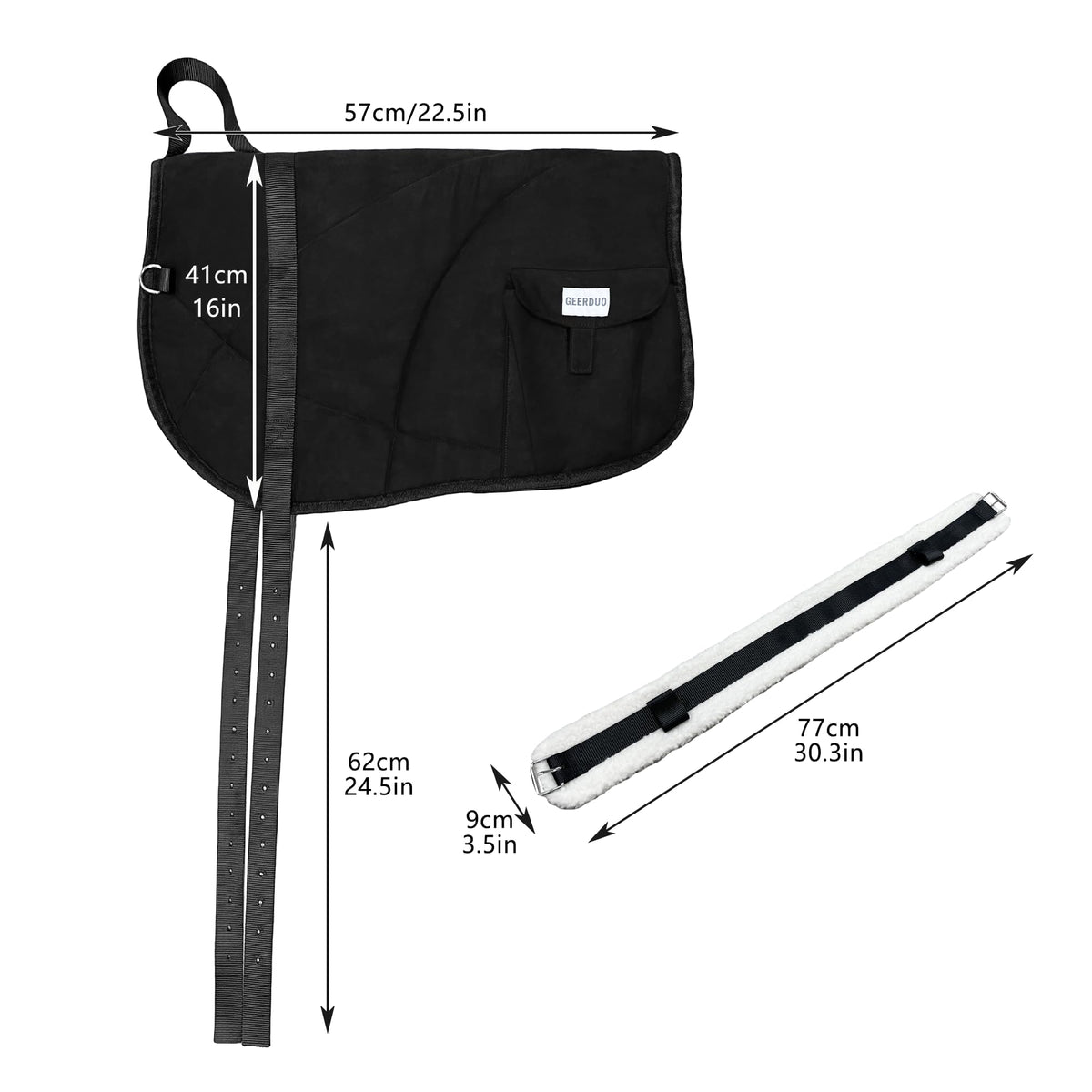 Western Contour Horse Saddle Pad D698332