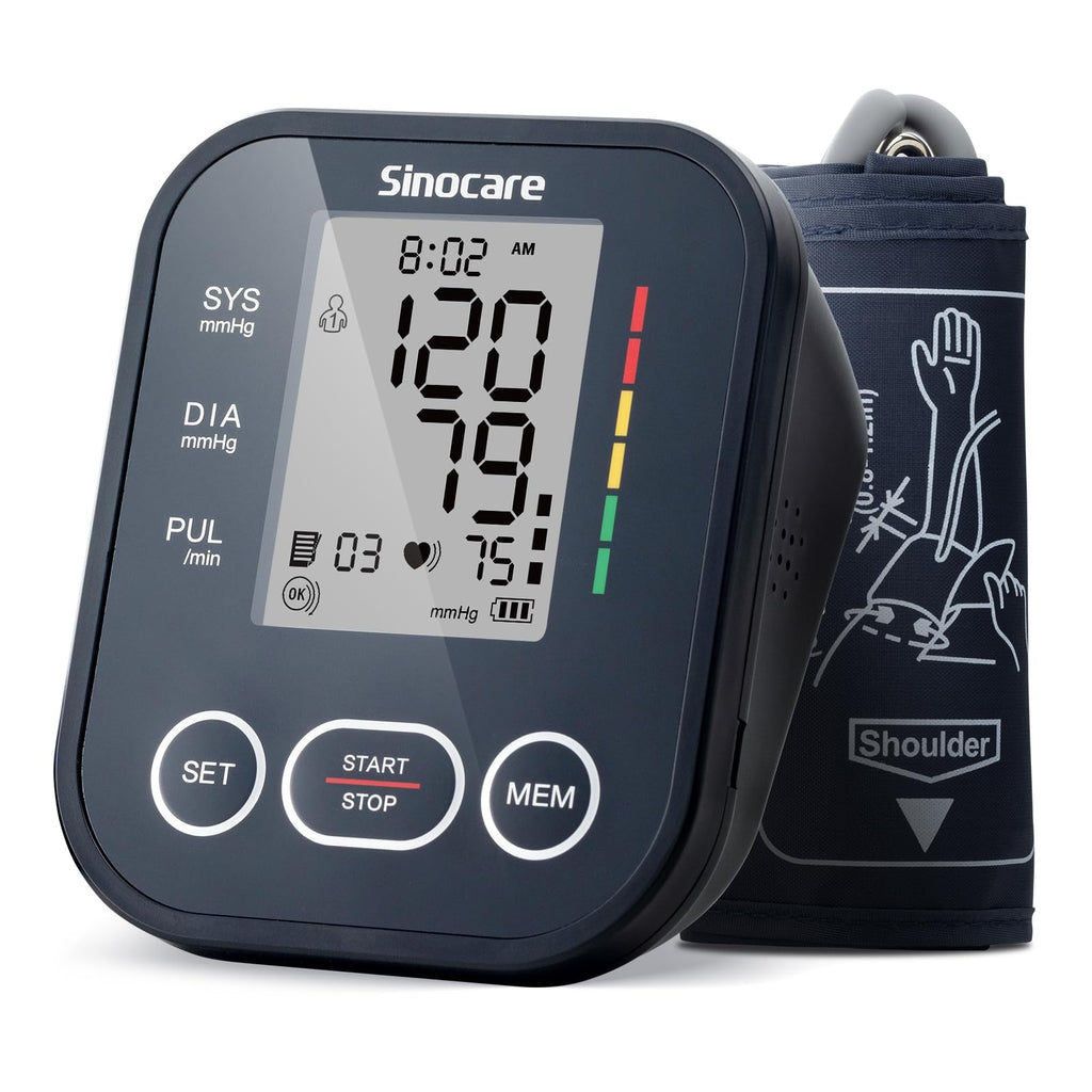 Upper Arm Blood Pressure Monitor with Adjustable Arm Cuff C56563