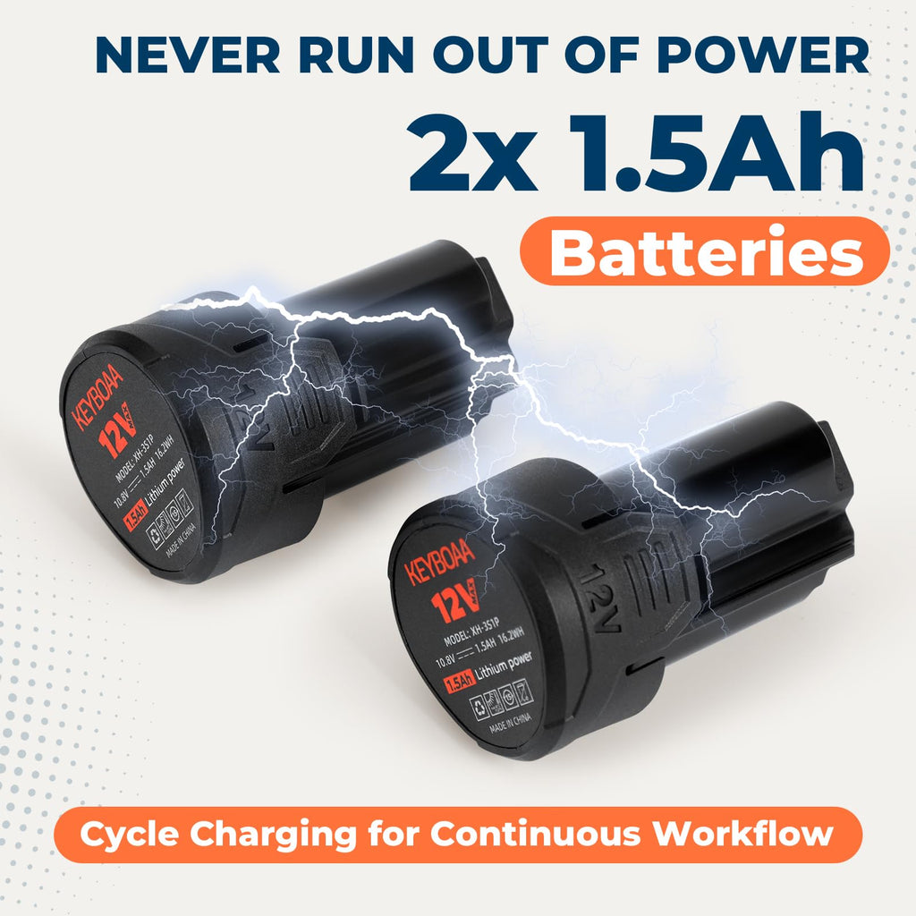 Brushless Cordless Drill Set with 2 Batteries & Charger K13637