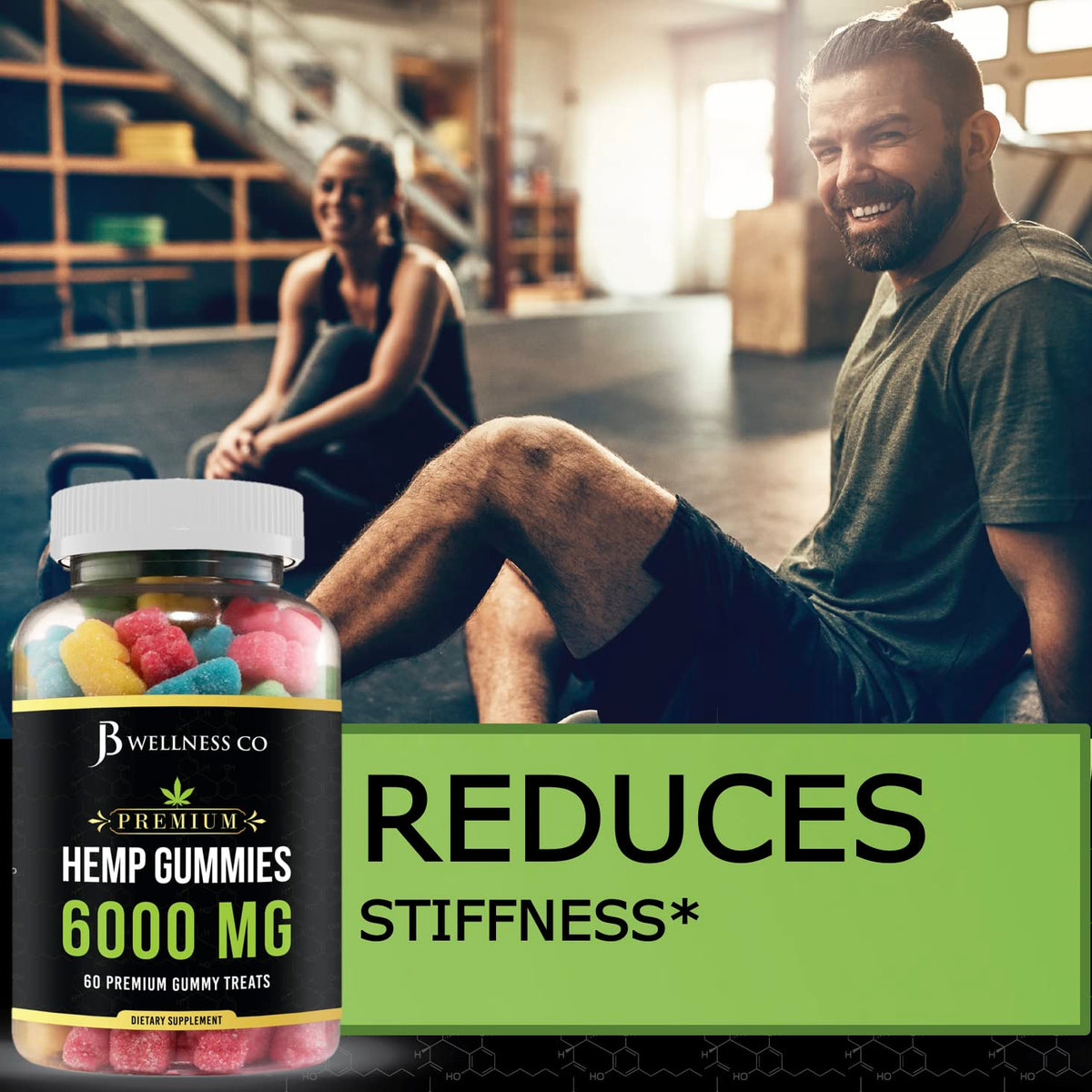 Hemp Gummies with Hemp Oil 2-Pack Z88619