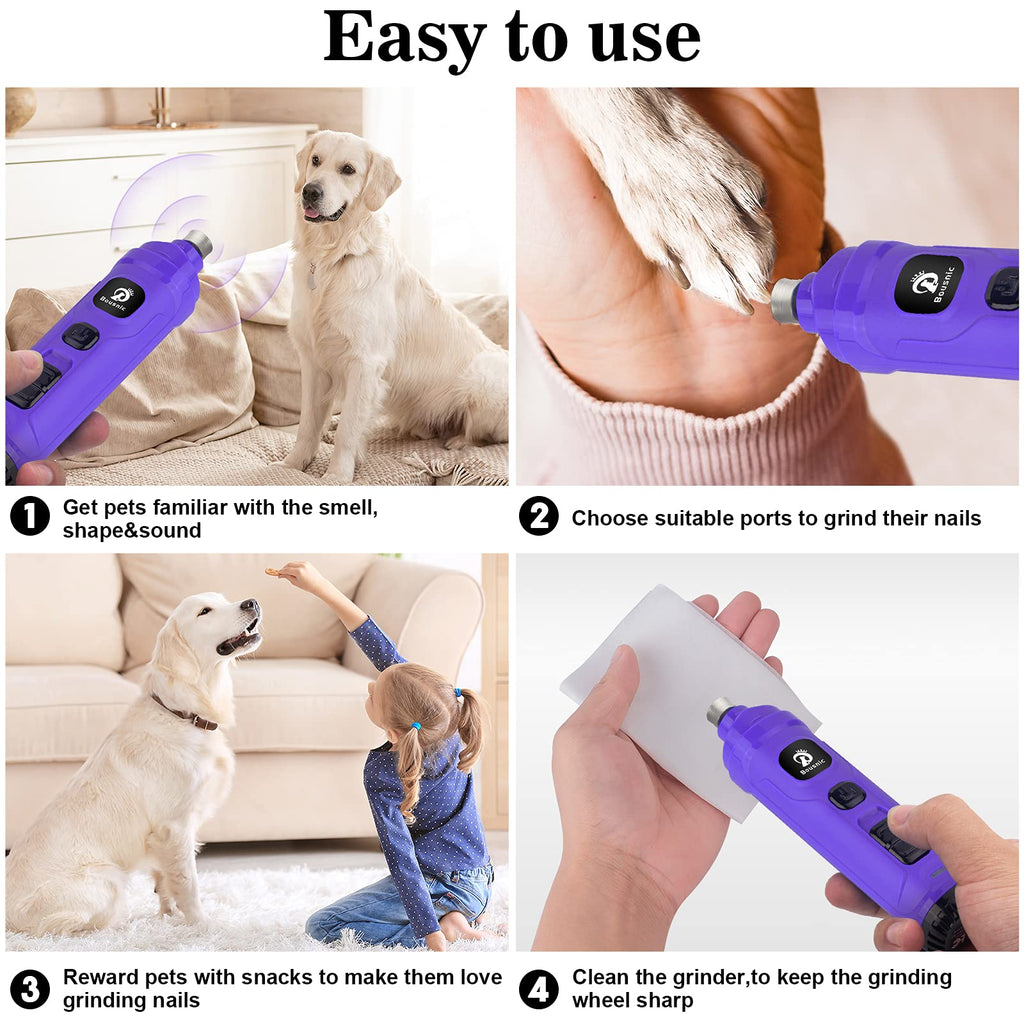 2-Speed Electric Dog Nail Grinder with 2 LED Light W16781