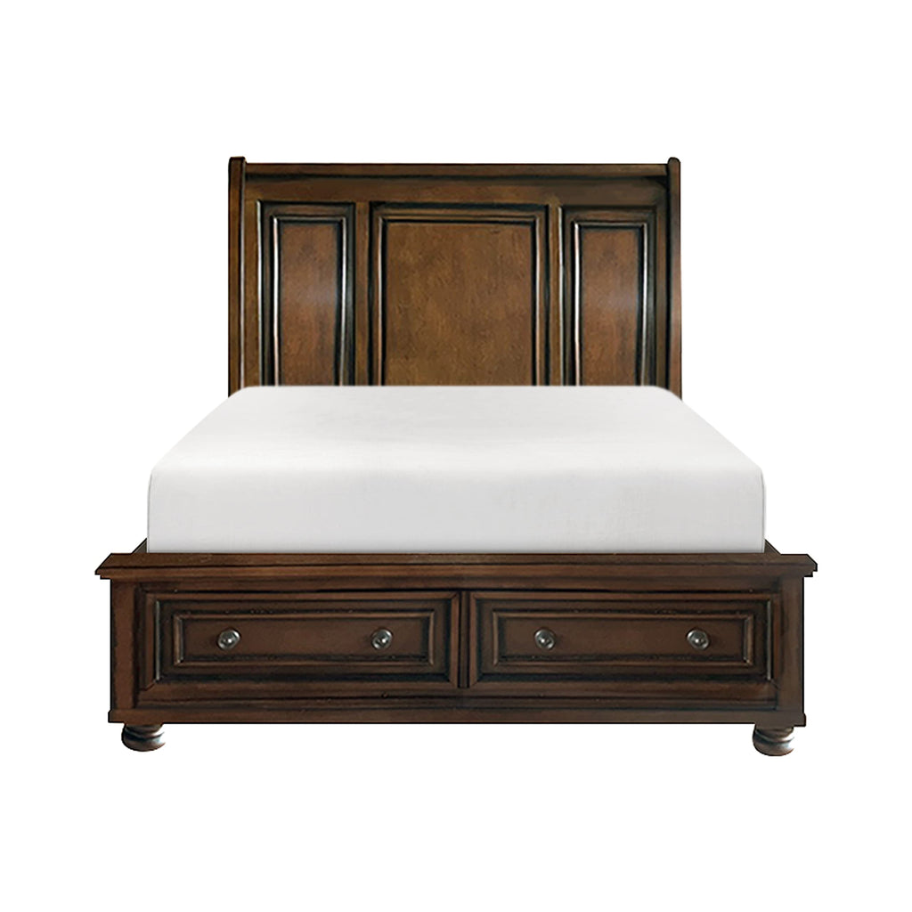 California King Platform Bed Frame with Storage Drawers X95359