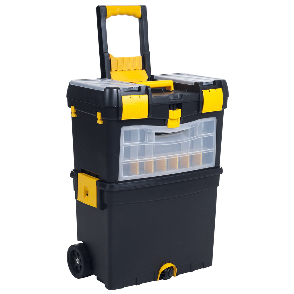 Portable Stackable Toolbox with Wheels and Drawers C285689