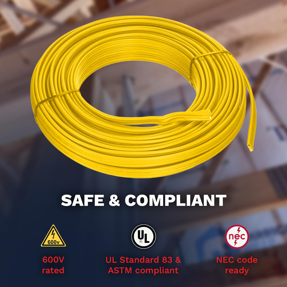 Solid Indoor Electrical Wire 100 Ft A17120