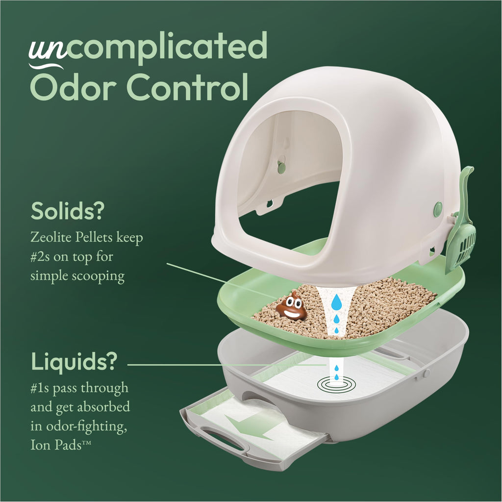 Covered Cat Litter Box M240860