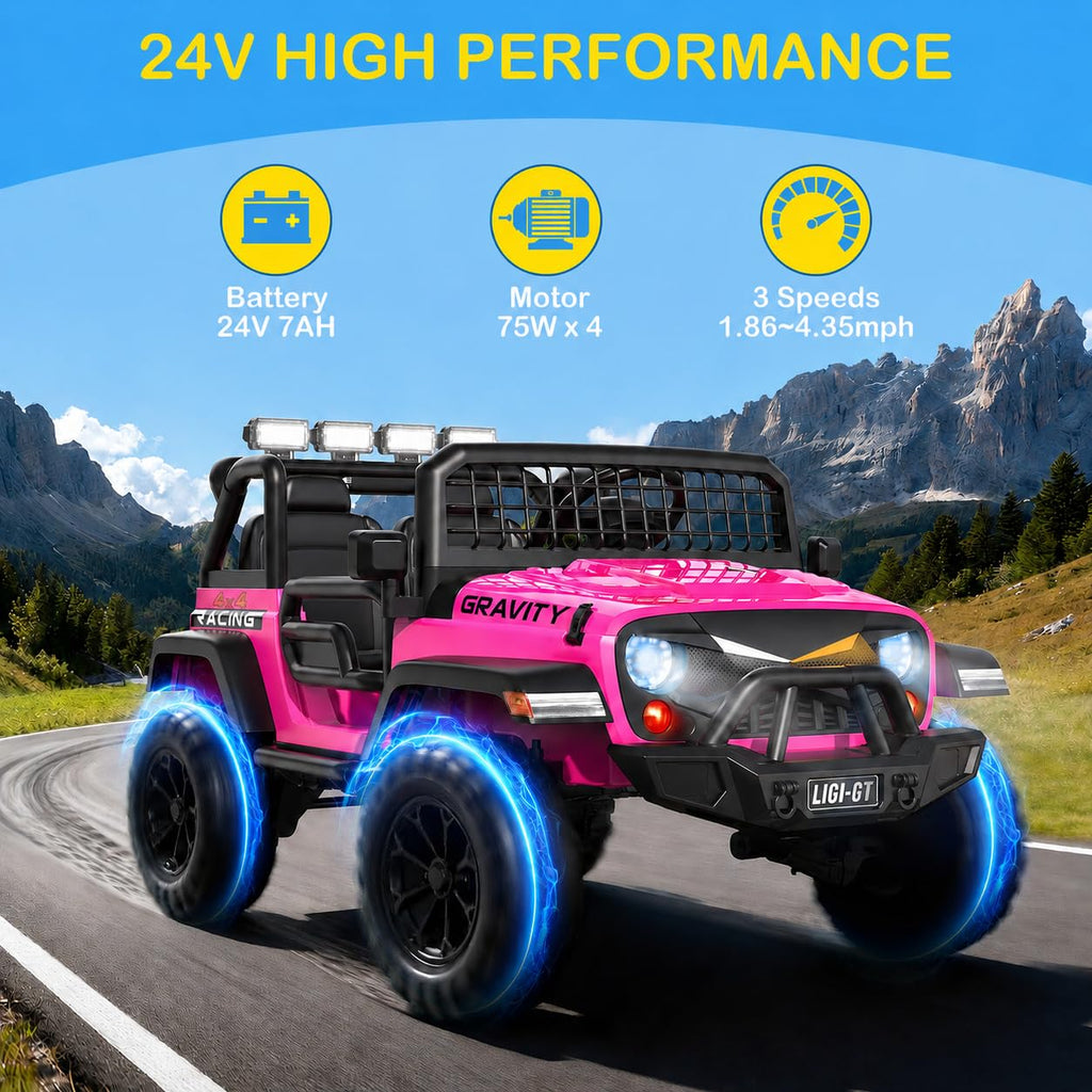 24V 2 Seater 4WD Ride On Car H376782