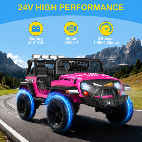 24V 2 Seater 4WD Ride On Car H376782