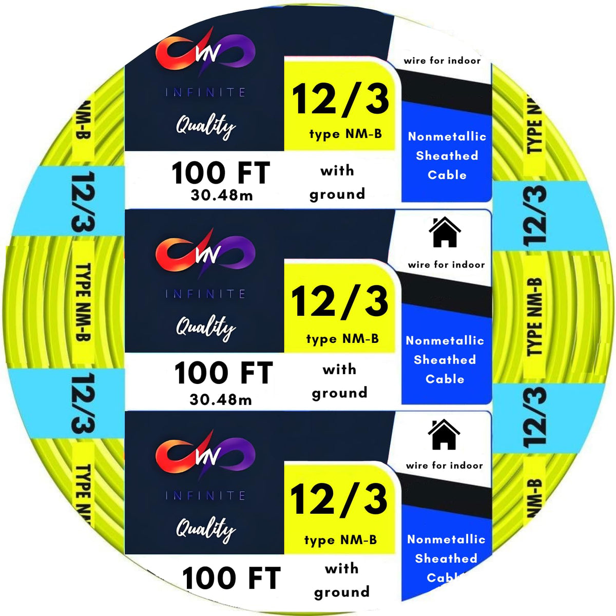 Solid Indoor Electrical Wire 100 Ft A17120