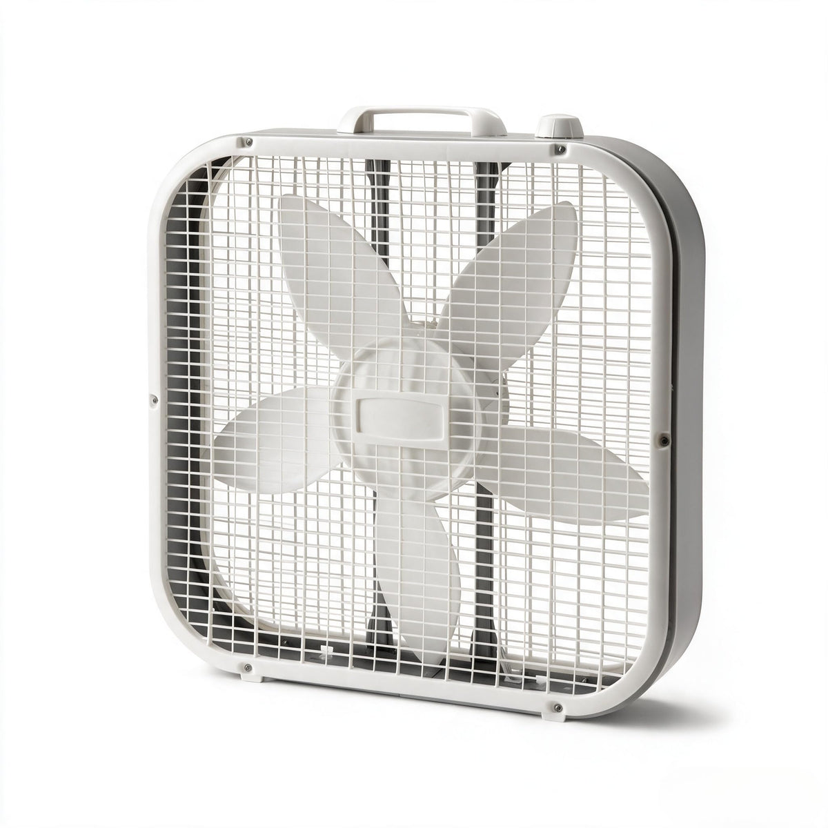 White 3-Speed Box Fan U633194