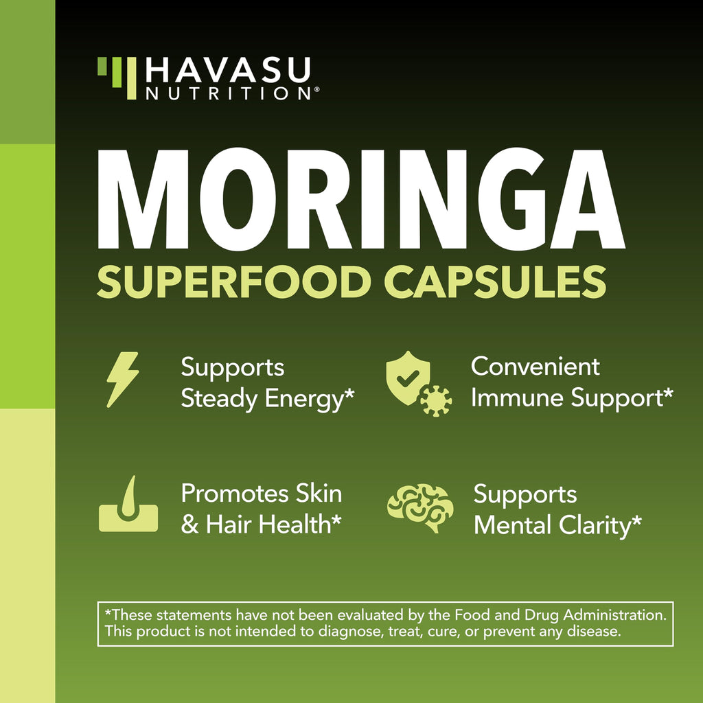 Moringa Capsules 800mg 120 Count A514601