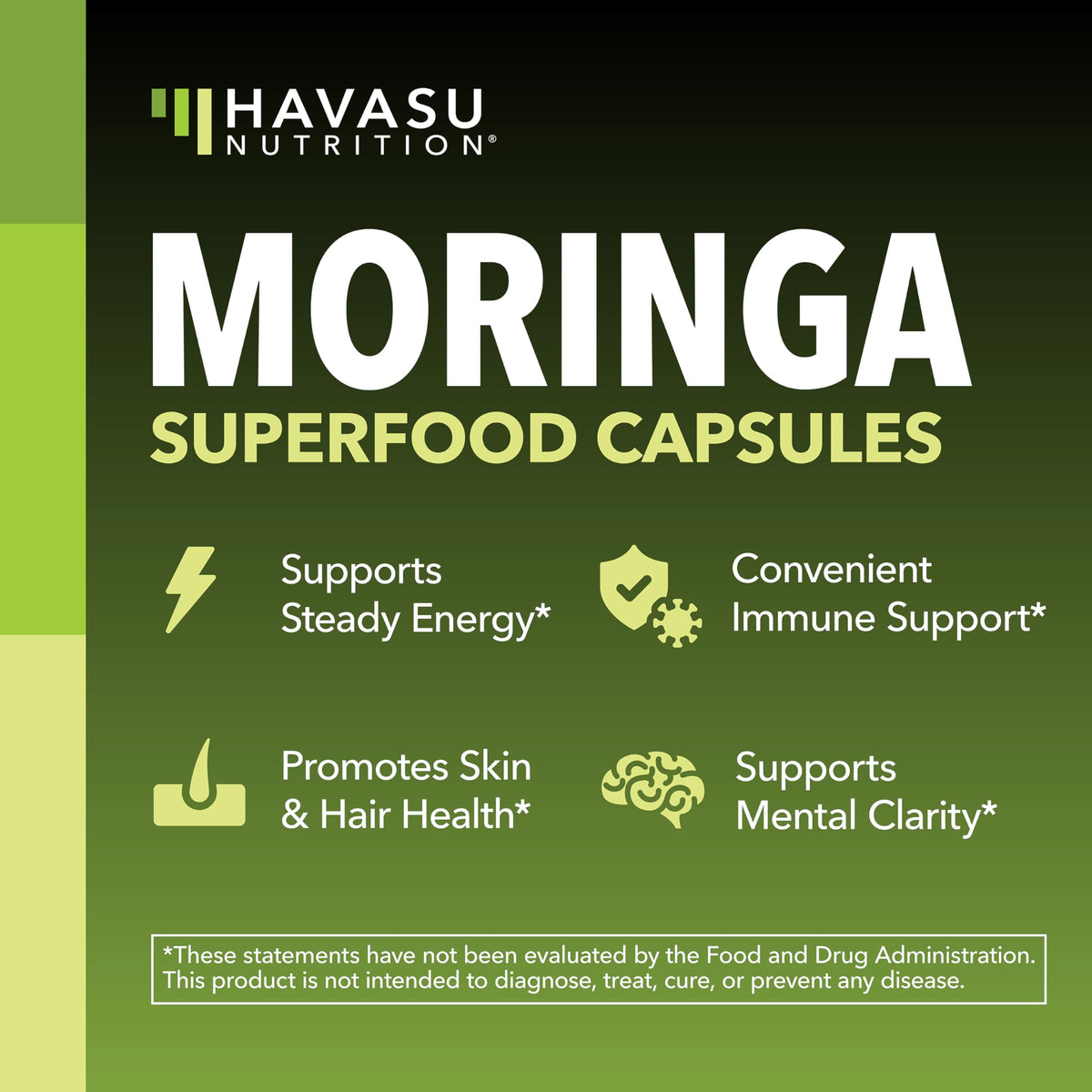 Moringa Capsules 800mg 120 Count A514601