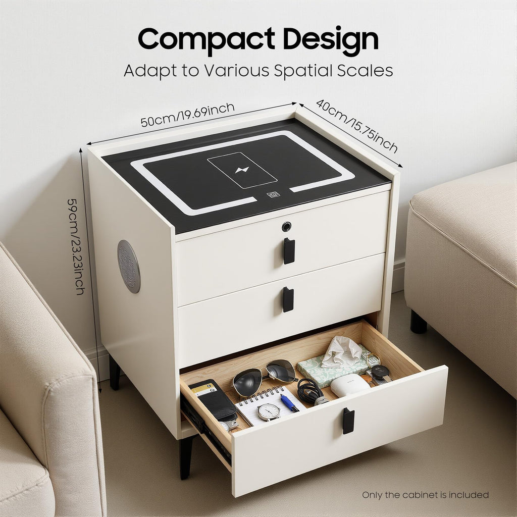 3 Drawers Nightstand Q719