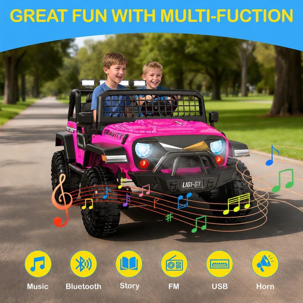 24V 2 Seater 4WD Ride On Car H376782