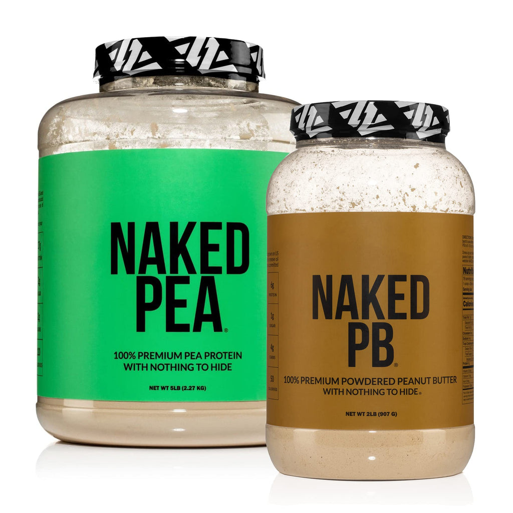 Dairy Free Protein Bundle: 5LB Unflavored Pea and 2LB PB O323