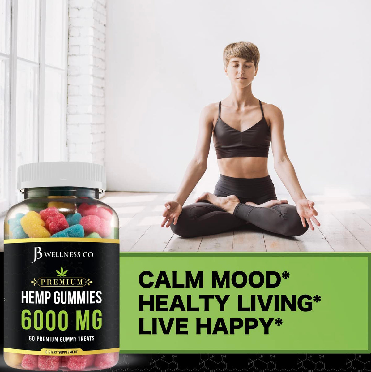 Hemp Gummies with Hemp Oil 2-Pack Z88619