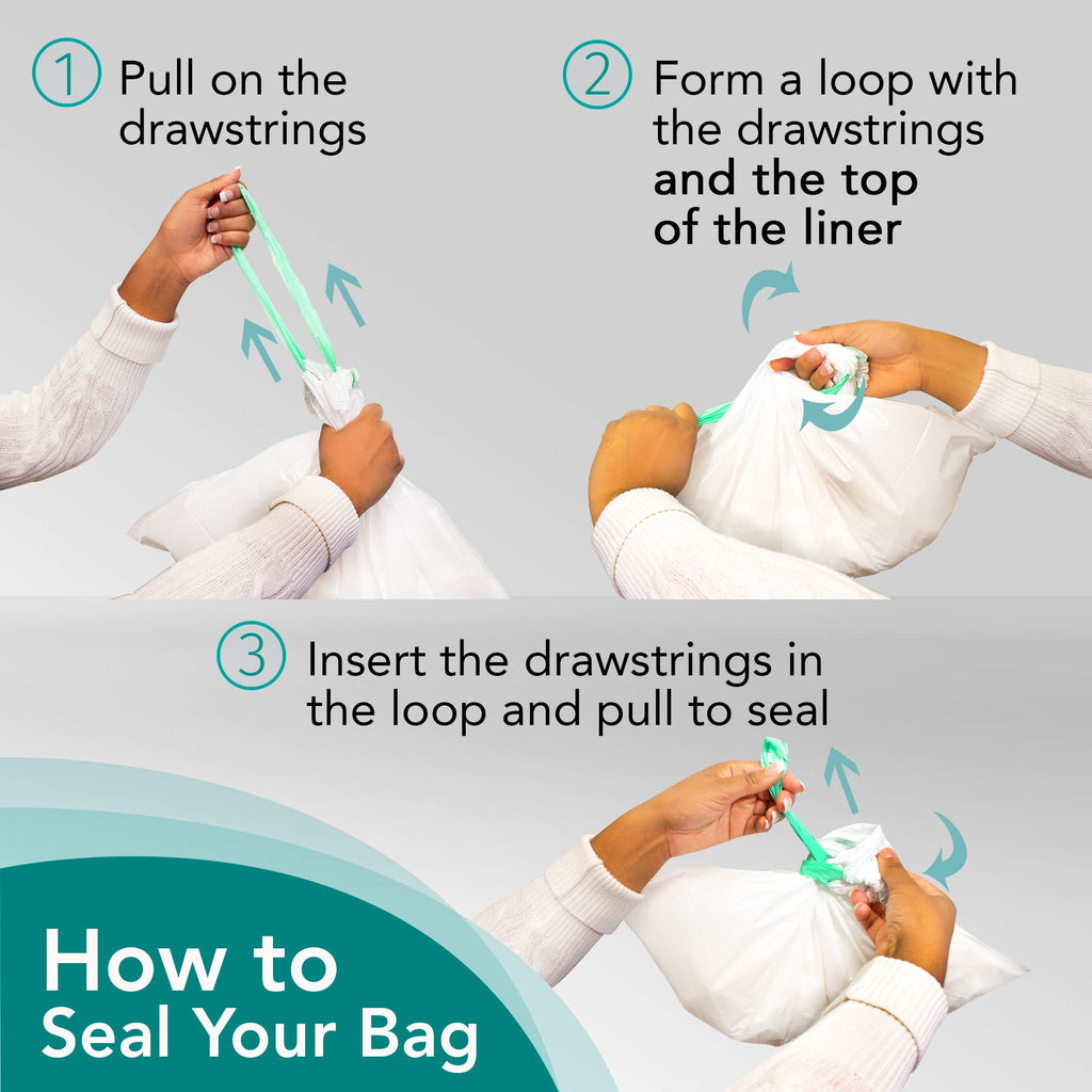 Disposable Commode Liners 60 Count A7998