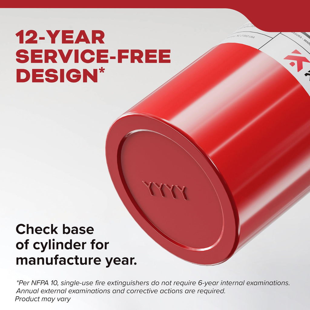 Fire Extinguisher 1-A:10-B:C 1 Pack Y344829