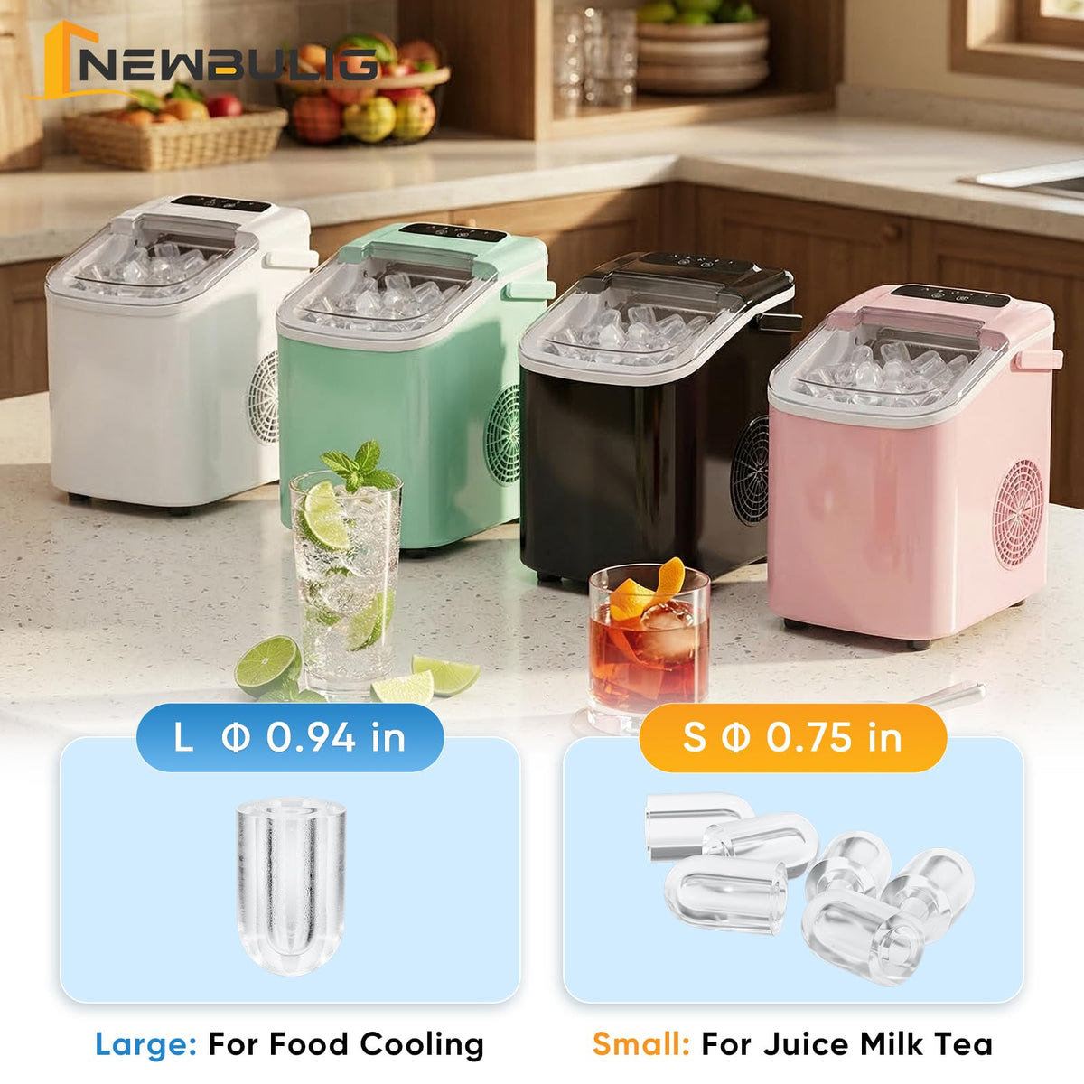 Countertop Ice Maker with Portable Handle O822349